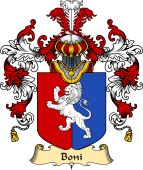 Italian Family Coat of Arms (v.25a) Boni
