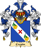 French Family Coat of Arms (v.25) Crepin