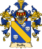 French Family Coat of Arms (v.25) Bailly