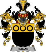 Irish Family Coat of Arms (v.25b) Hogan or O'Hogan