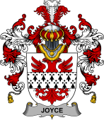 Irish Family Coat of Arms (v.25b) Joyce