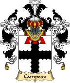 French Family Coat of Arms (v.25) Campeau