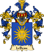 French Family Coat of Arms (v.25) Beau (le)