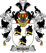Irish Family Coat of Arms (v.25b) McQuay or MacQuay