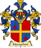 Italian Family Coat of Arms (v.25a) Maraschini