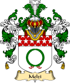 Italian Family Coat of Arms (v.25a) Melzi