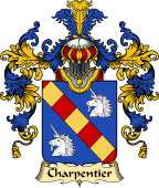 French Family Coat of Arms (v.25) Charpentier