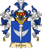 French Family Coat of Arms (v.25) Clerc (le) II