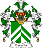 Italian Family Coat of Arms (v.25b) Borsello