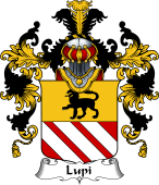 Italian Family Coat of Arms (v.25b) Lupi