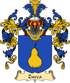 Italian Family Coat of Arms (v.25a) Zucca