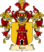 Italian Family Coat of Arms (v.25a) Torri