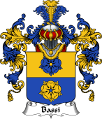 Italian Family Coat of Arms (v.25b) Bassi