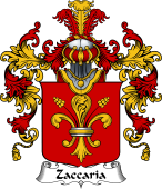 Italian Family Coat of Arms (v.25b) Zaccaria