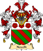 Italian Family Coat of Arms (v.25a) Novelli