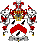 Irish Family Coat of Arms (v.25b) Kerrigan or O'Kerrigan