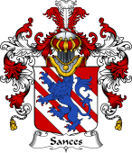 Italian Family Coat of Arms (v.25b) Sances