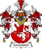 German Wappen Coat of Arms (v.25) Löwenstein