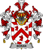 Irish Family Coat of Arms (v.25b) Boran or O'Boran