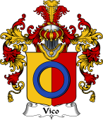 Italian Family Coat of Arms (v.25b) Vico