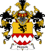 German Wappen Coat of Arms (v.25) Heppele or Heppel