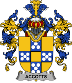 Irish Family Coat of Arms (v.25b) Accotts