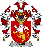 Irish Family Coat of Arms (v.25b) Grace