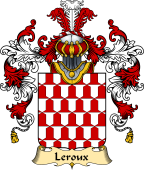 French Family Coat of Arms (v.25) Leroux (Roux le) II