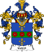 Italian Family Coat of Arms (v.25b) Gozzi