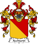 Italian Family Coat of Arms (v.25b) Acchiardi