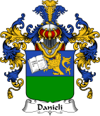 Italian Family Coat of Arms (v.25b) Danieli