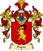 Italian Family Coat of Arms (v.25a) Pasini