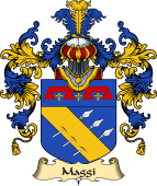 Italian Family Coat of Arms (v.25a) Maggi