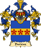 French Family Coat of Arms (v.25) Durieux