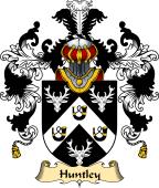 Welsh Family Coat of Arms (v.25) Huntley (of Hadnock, Monmouthshire)