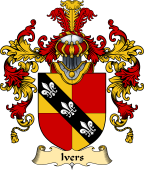 Irish Family Coat of Arms (v.25a) Ivers