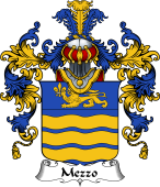 Italian Family Coat of Arms (v.25b) Mezzo