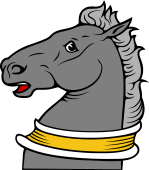 Horse's Head Couped & Collared