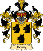 French Family Coat of Arms (v.25) Henry