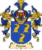 Italian Family Coat of Arms (v.25a) Petrini
