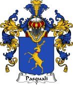 Italian Family Coat of Arms (v.25b) Pasquali