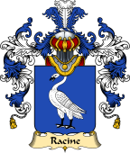 French Family Coat of Arms (v.25) Racine