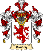 French Family Coat of Arms (v.25) Baudry I