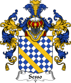 Italian Family Coat of Arms (v.25b) Sesso
