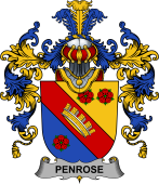 Irish Family Coat of Arms (v.25b) Penrose