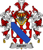 Irish Family Coat of Arms (v.25b) Amory