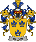 Irish Family Coat of Arms (v.25b) Betham