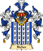 French Family Coat of Arms (v.25) Richer