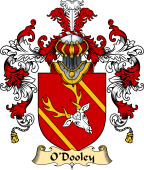Irish Family Coat of Arms (v.25a) O'Dooley or Dowley