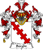 Italian Family Coat of Arms (v.25b) Borghi